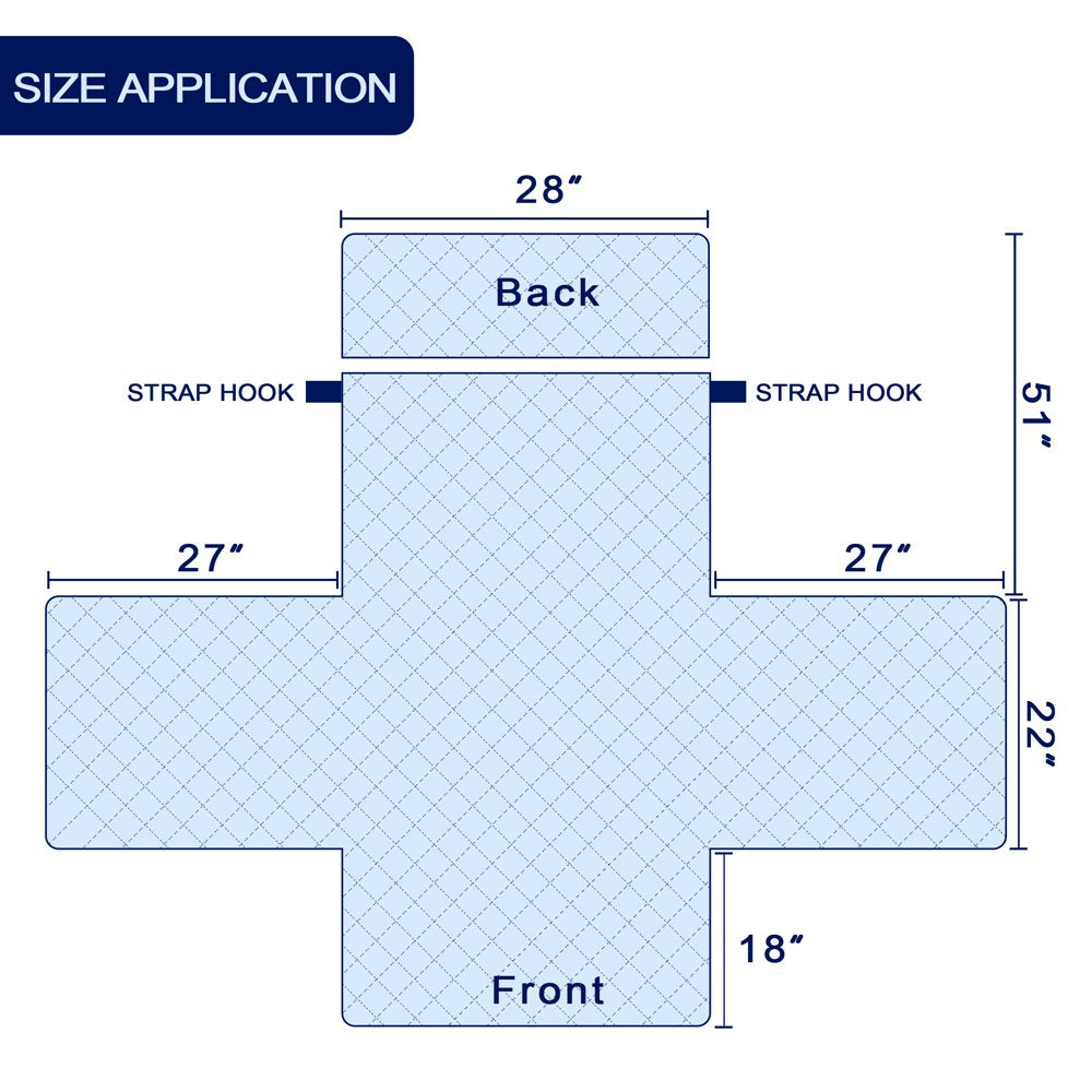 Reversible Chocolate Corduroy Couch Cover with Side Pockets