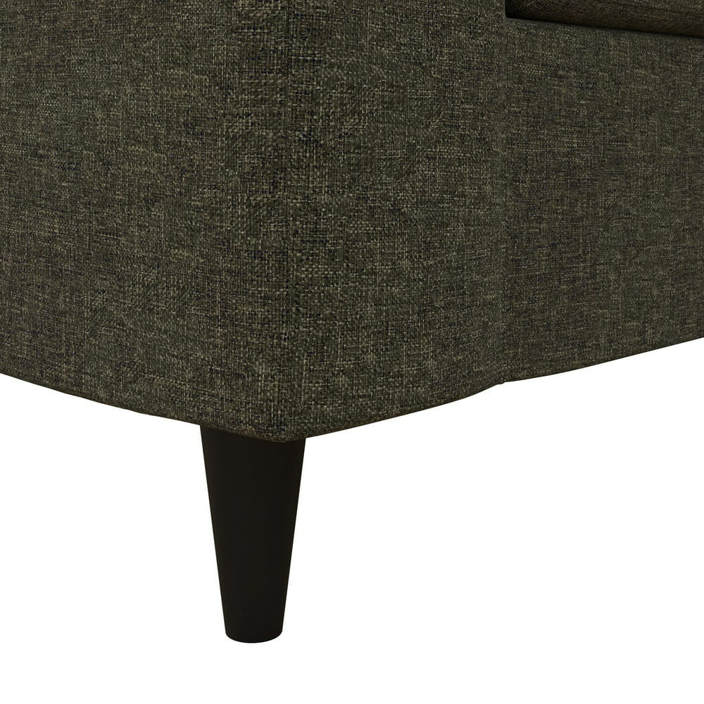 2 Seater Cooper Gray Linen Corduroy Loveseats
