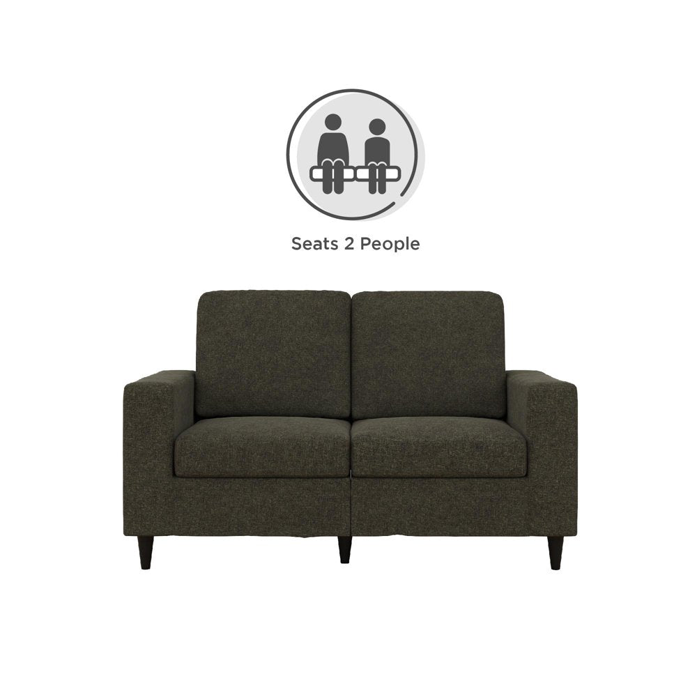 2 Seater Cooper Gray Linen Corduroy Loveseats