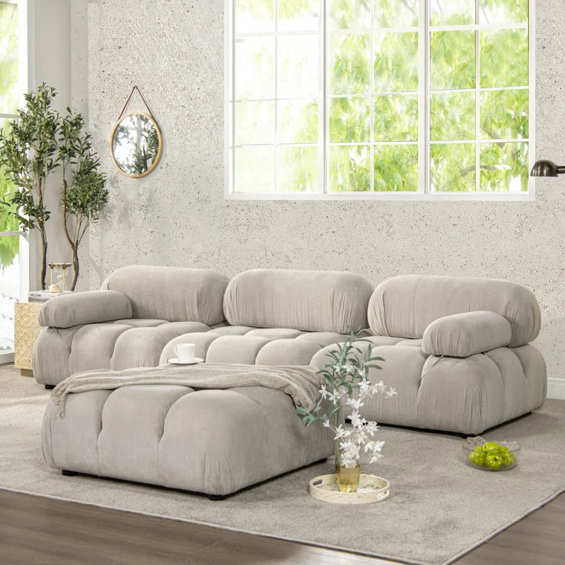 Cerberus109.5'' Large Oversized Corduroy Sofa
