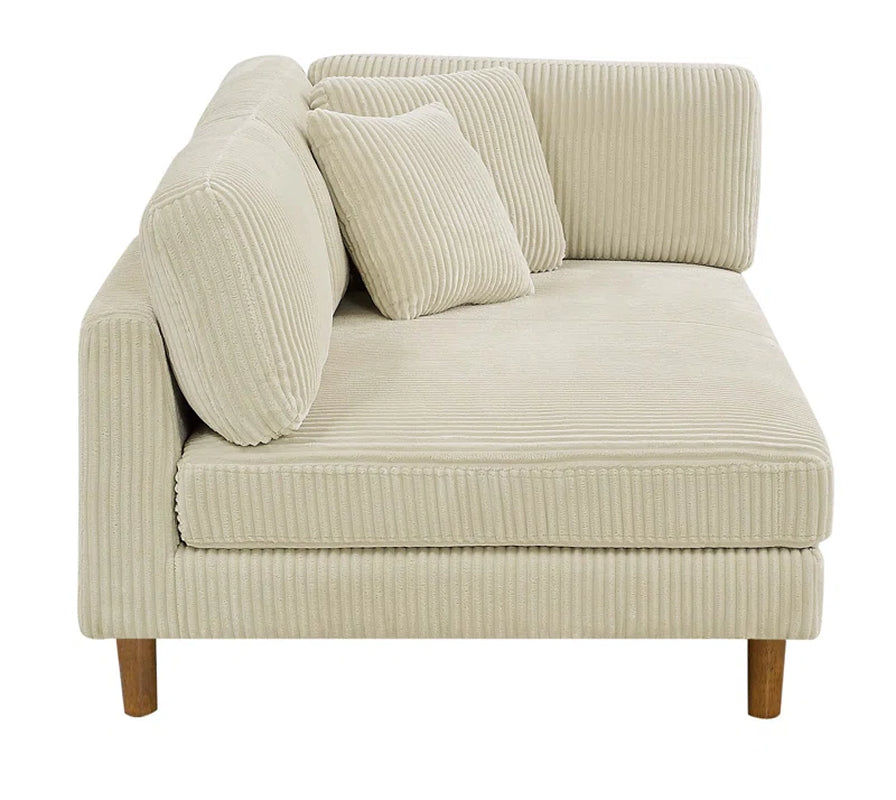 Ageet Serenity 76.5'' Upholstered Sofa Corduroy Couch