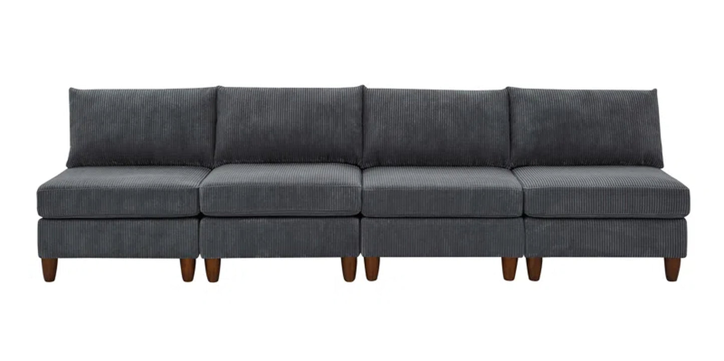 Gigantia 118'' Large Oversized Corduroy Sofa Sofa