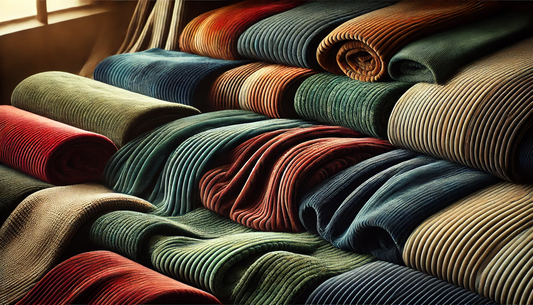 Different corduroy fabrics