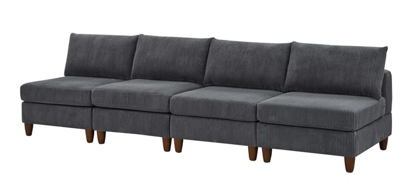 Gigantia 118'' Large Oversized Corduroy Sofa Sofa