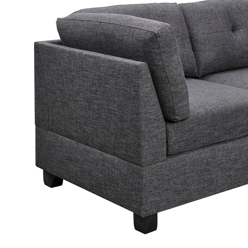 Ashdown Elite 6-Piece Sectional Corduroy Couch