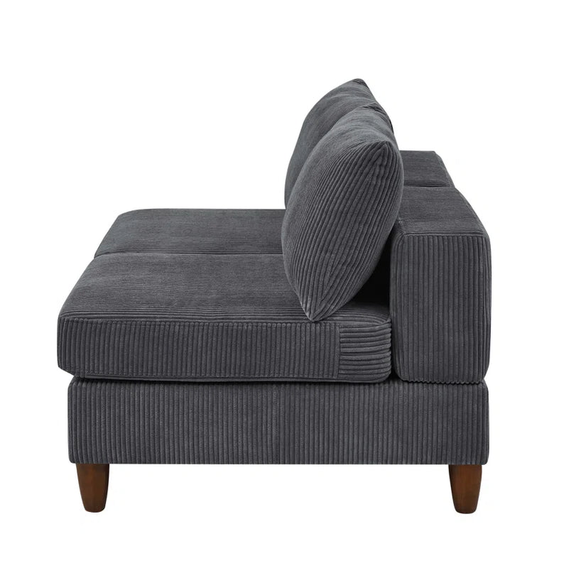 Linett 59'' Upholstered Corduroy Loveseat