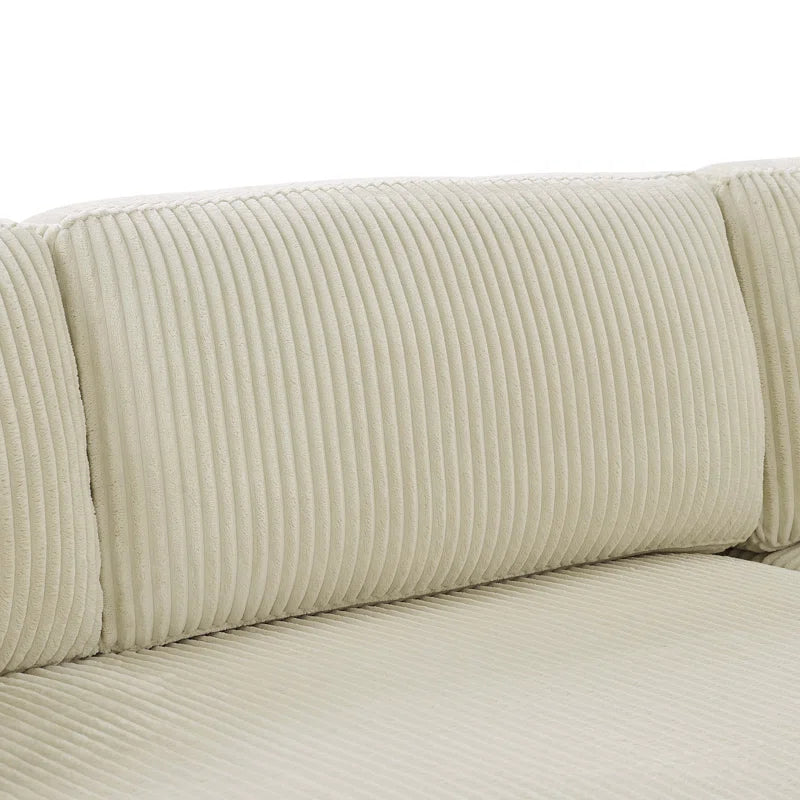 Ageet Serenity 76.5'' Upholstered Sofa Corduroy Couch