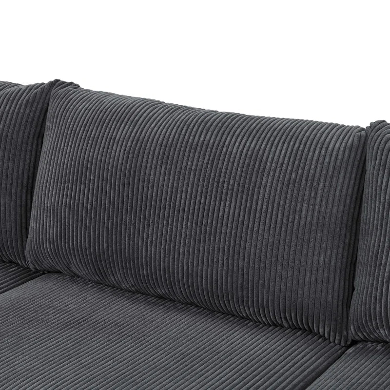 Gigantia 118'' Large Oversized Corduroy Sofa Sofa