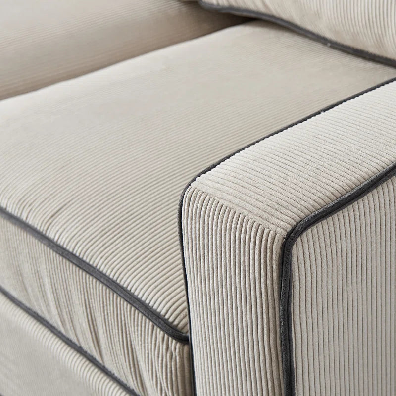 Lamartiniere 57'' Upholstered Corduroy Loveseat